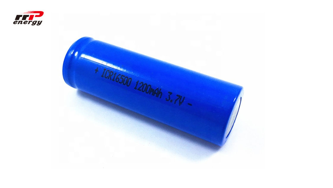 Durable Lihtium Ion Rechargeable Batteries 3.7V 16500 1200mAh 4.44WH 17500 Cell