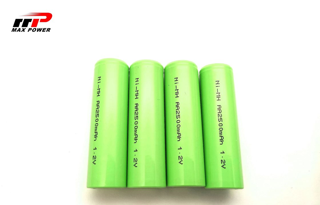 NIMH AA2500mAh 1.2V battery for industrial digital products with BIS CE UL IEC/EN61951 certification