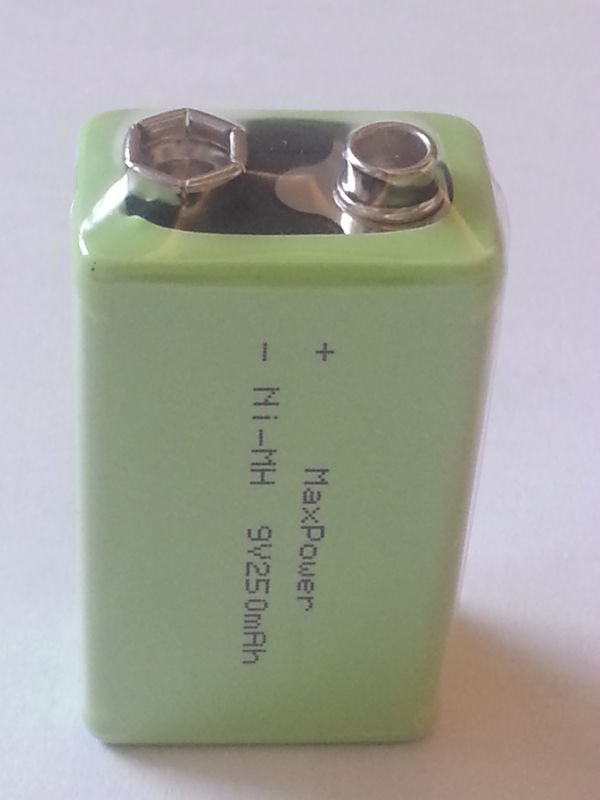 Multimeter charging nimh batteries Pack 9V 250mAh High Capacity