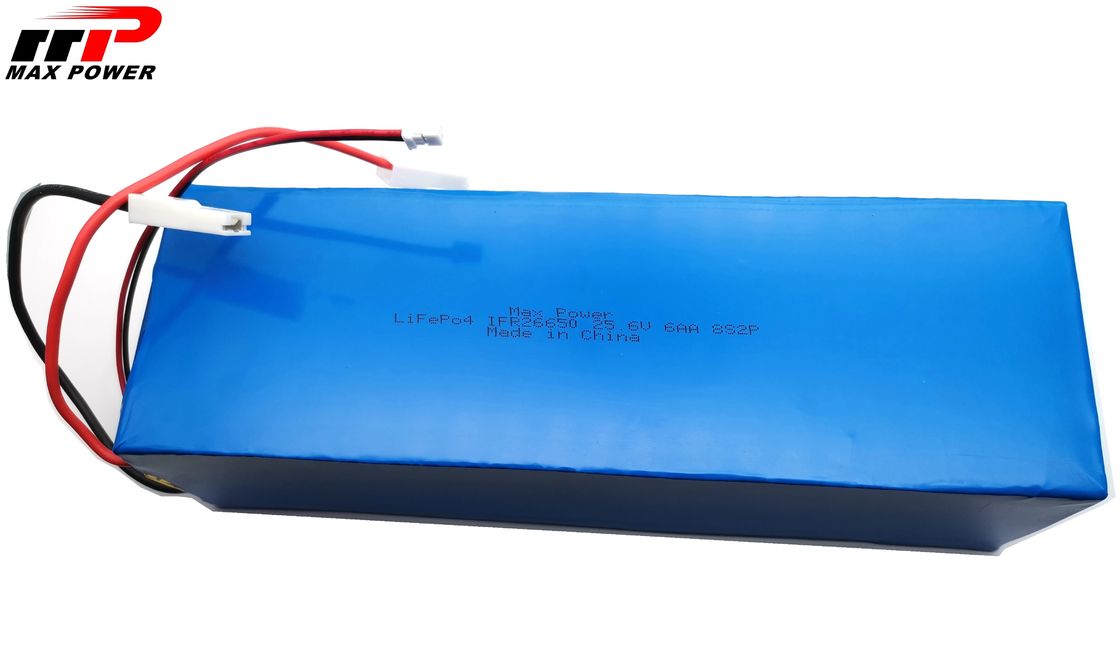 2000 cycles Solar Tracker Lithium Iron Phosphate LiFePO4 Battery IFR26650 25.6V 6Ah CB 5 Years Guarantee