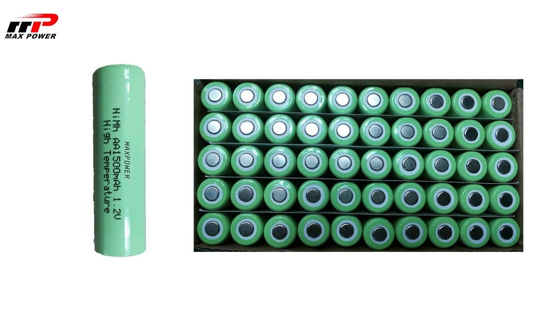 1.2V AA 1500mAh NIMH Rechargeable Batteries 500 Cycles