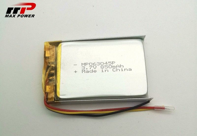 3.7V 603045 850mAh Li Ion Rechargeable Battery For Medical Device