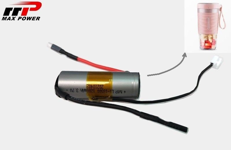 3.7V 18500 Li Ion Rechargeable Battery Pack Quick Discharge 10C 12A
