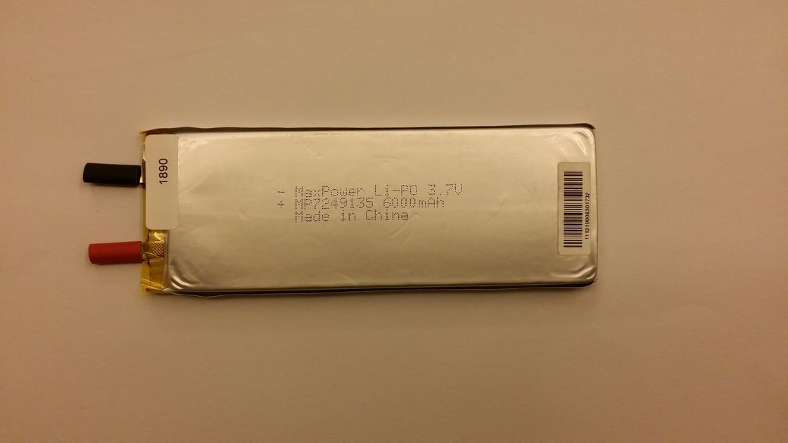 6000mAh 3.7V Lithium Polymer Battery Medical Device NiMH / NiCd