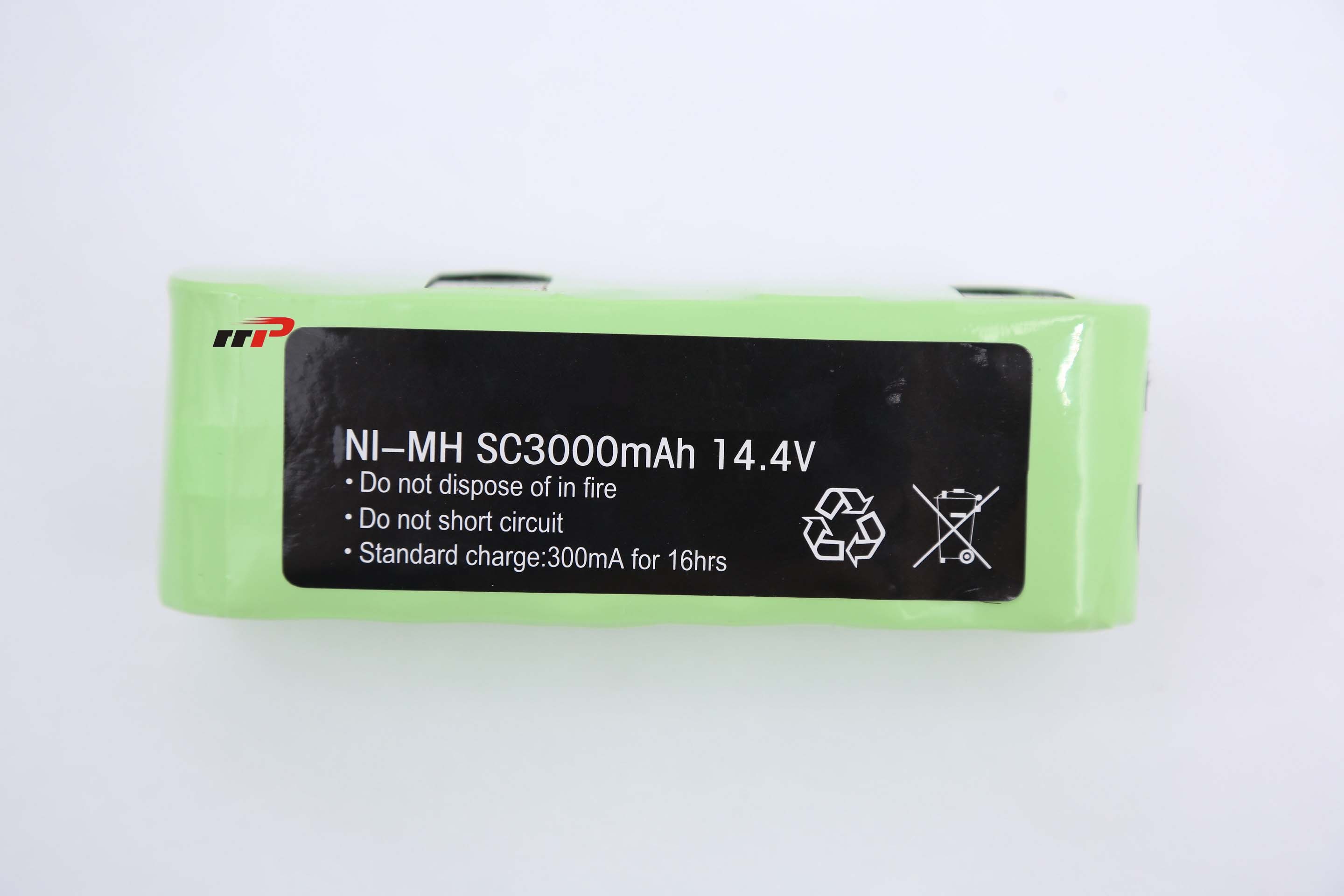 SC3000mAh 14.4V NIMH Rechargeable Batteries Sweeper Battery Robot Vacuum