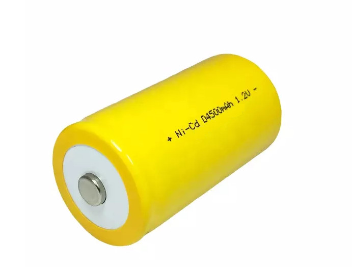 4500mah 1.2V NiCd Rechargeable Batteries Flat Top For Emergency Lighting