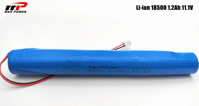 NCR 18500 Lithium Ion Rechargeable Battery Pack 1200mAh 11.1V For ...