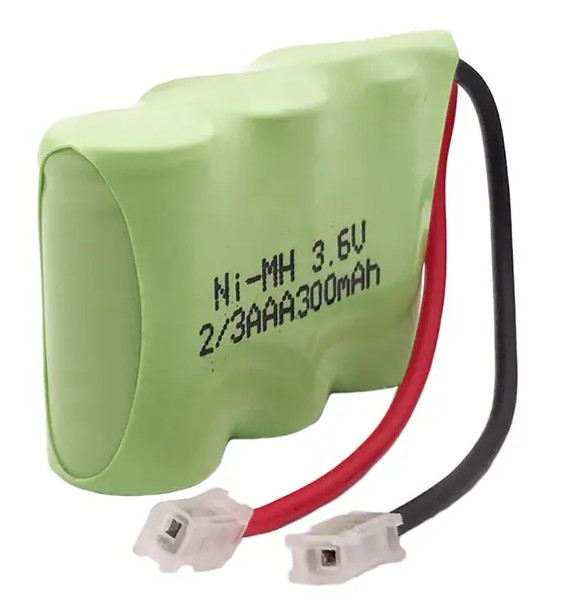 Rechargeable 3 6v 300mah ni mh battery packs 500cycles 2aaa 3aaa size