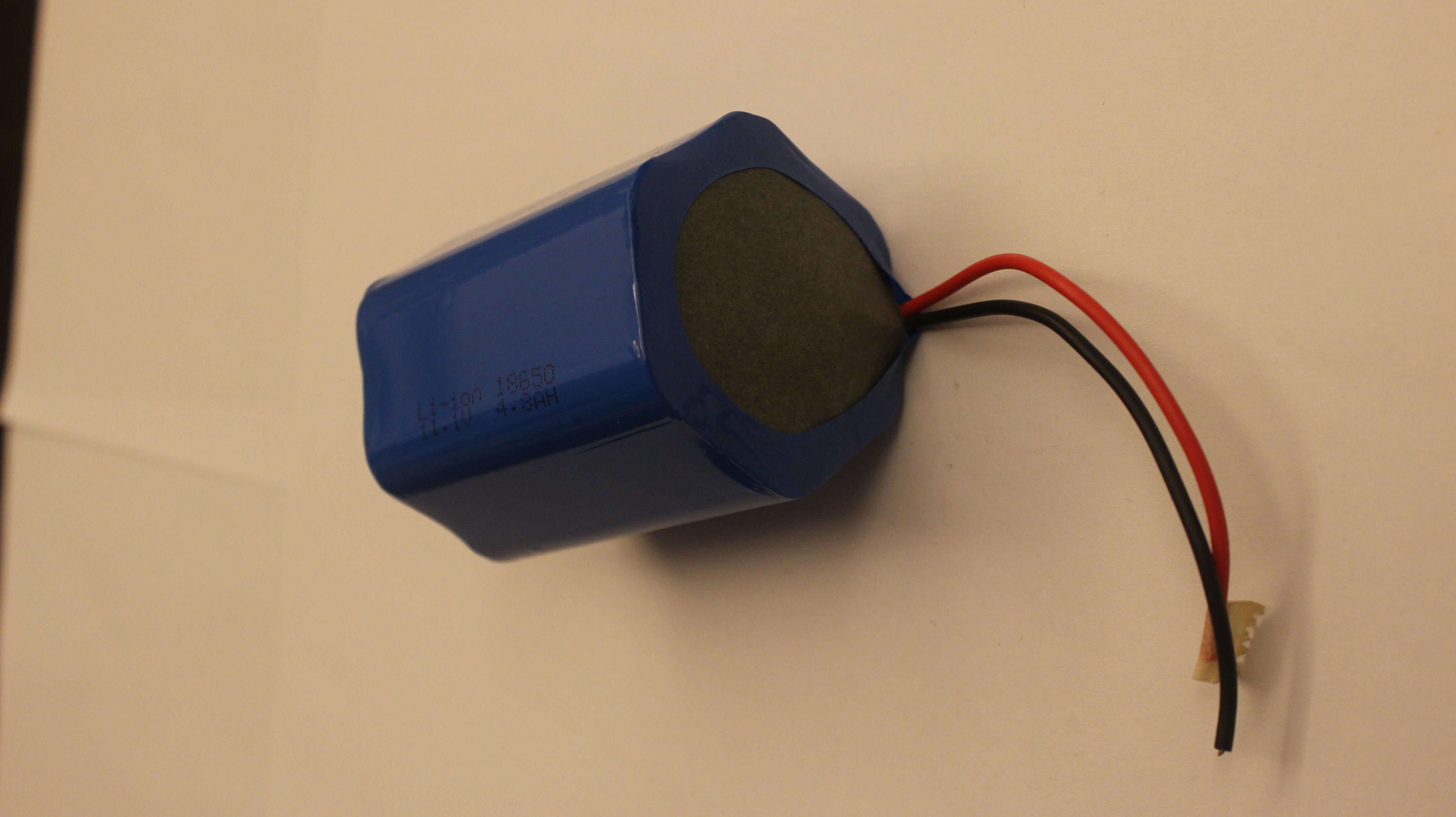 Ecofriendly 4.8Ah 11.1V Lithium Ion Rechargeable Batteries For Diving