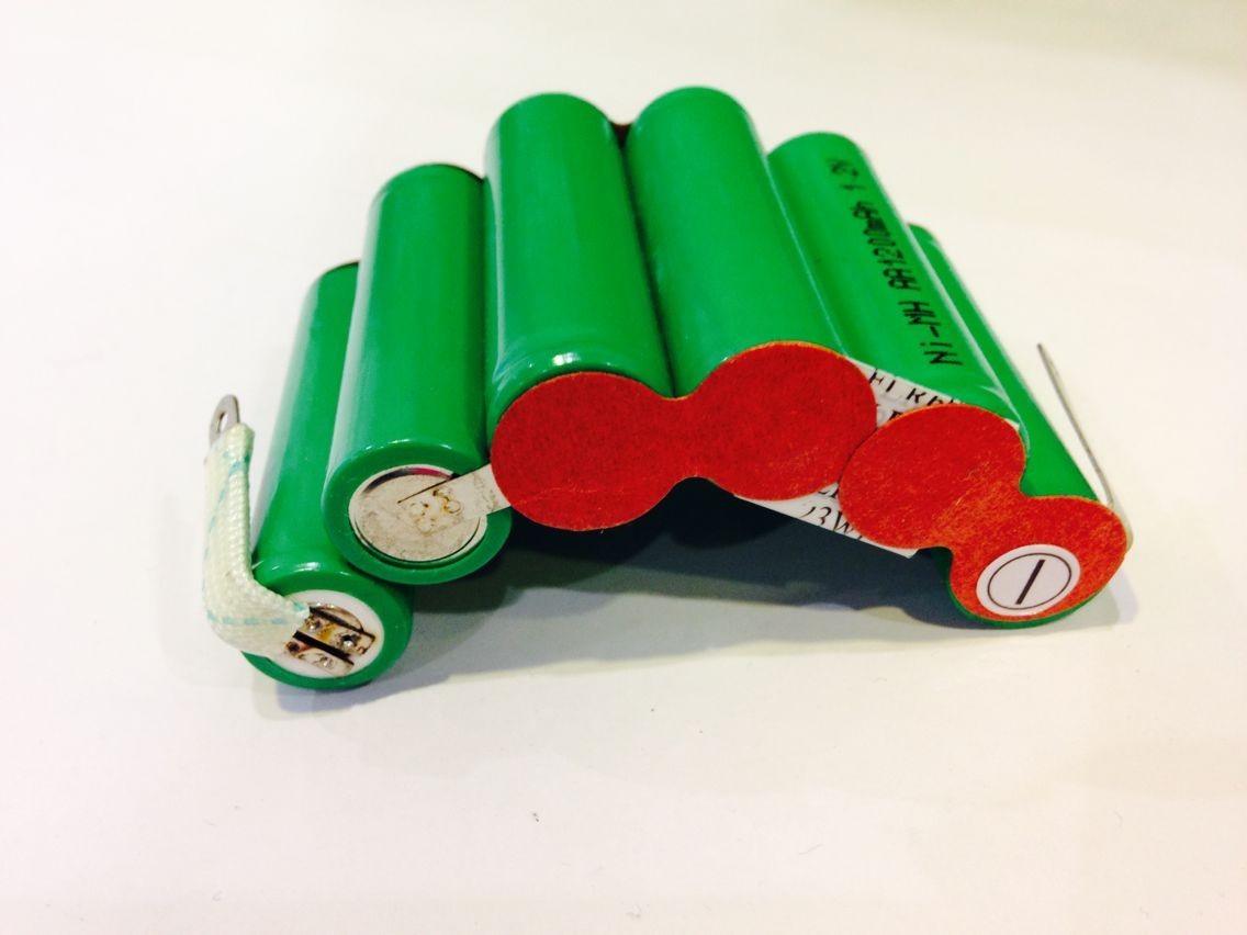 1200mAh Safety NIMH Rechargeable Battery Pack 7.2V Arc Shape , Small