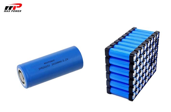 26650 3400mAh 3.2V Cylindrical LFT Lifepo4 Batery CB IEC
