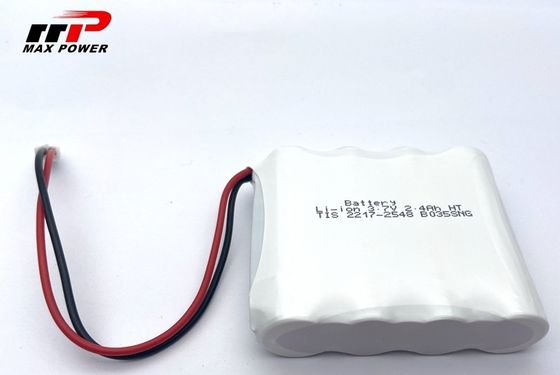 3.7V 2400mAh 14500 lithium ion Battery pack For GPS wide temperature -40°C-80°C use
