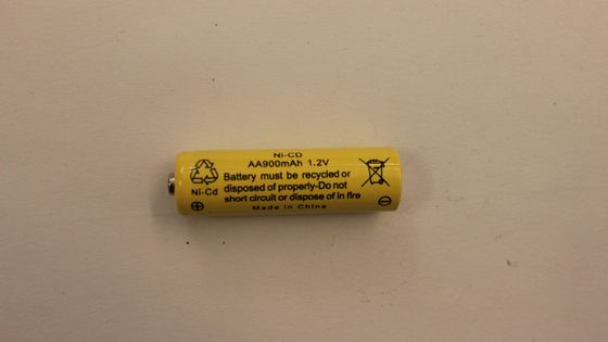 AA 1.2V 900mAh NiCD Rechargeable Flashlight Battery Rechargeable Torch Battery
