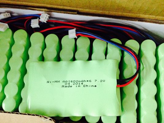 1600mAh 7.2V AA NIMH Rechargeable Batteries , Camera Lithium Battery OEM