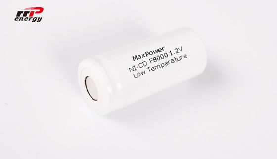 1.2V F8000mAh NiCd Rechargeable Batteries High Capacity Low Teerature Long Life